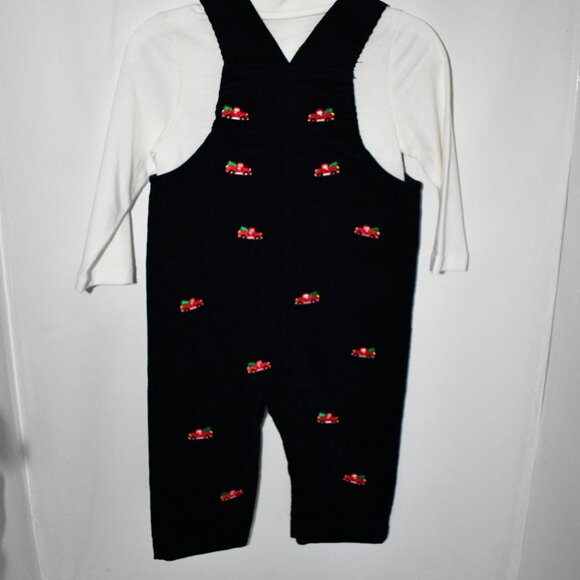 Adventurewear 360 Baby Embroidered Red Truck Corduroy Long Sleeve Jumpsuit 12 MO - Picture 5 of 5